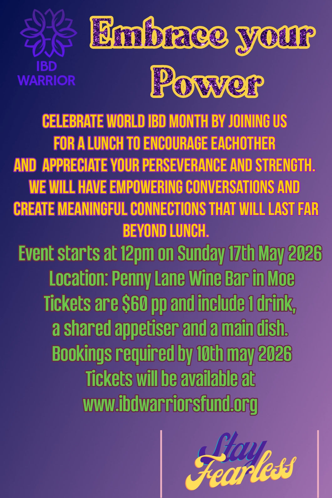 Embrace your Power IBD lunch